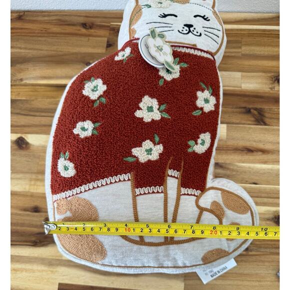 Stella‎ the Cat Embroidered Pillow - Picture 5 of 5